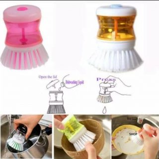 Kitchen Wash Tool - Soap Dispensing Washing-Up Brush